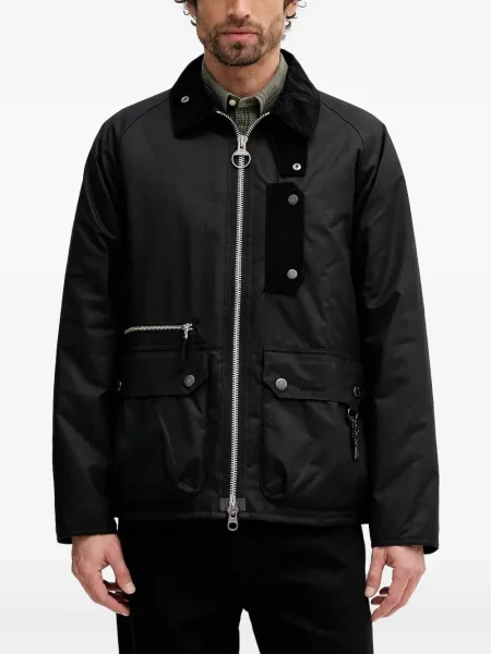 Geacă Barbour de catifea cord negru