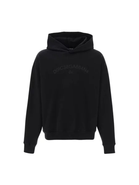 Bluza z kapturem Dolce And Gabbana z kapturem czarna