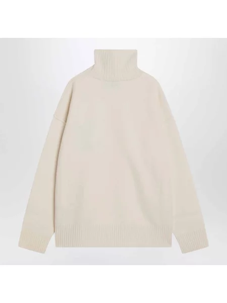 Sweter Ami Paris beżowy