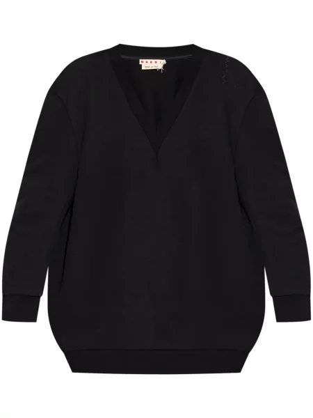 Rochie Marni cu decolteu în V de costum negru