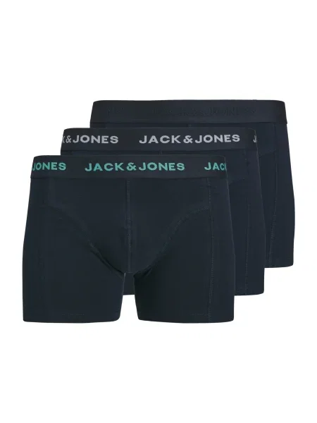 JACK & JONES Boksarice JACCONOR temno modra / žad bela