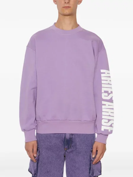 Hanorac crewneck Aries violet