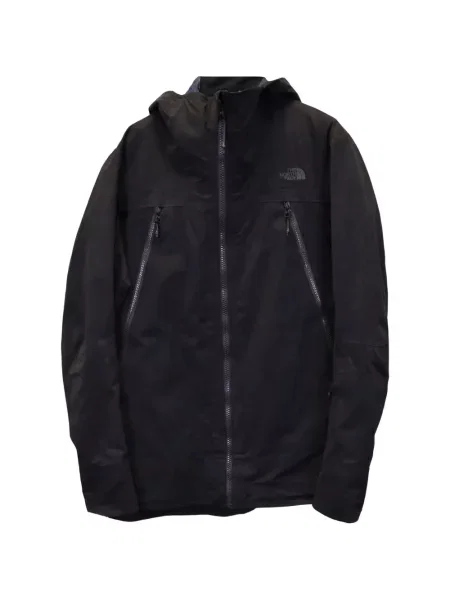 Geacă The North Face cu glugă softshell negru