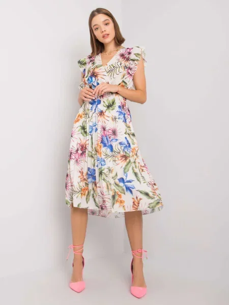Rochie Fashionhunters de costum alb