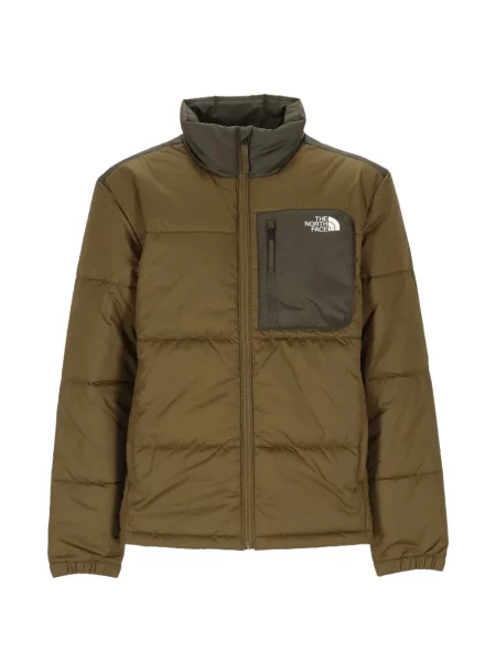 Geacă The North Face cu imagine maro