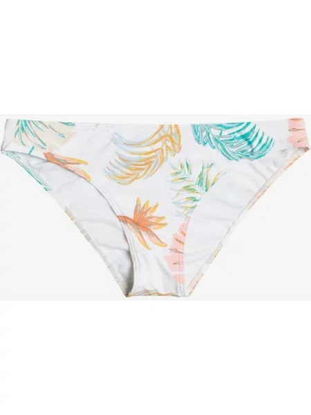 Dół od bikini Roxy In the Sun Print w nadruk S biały