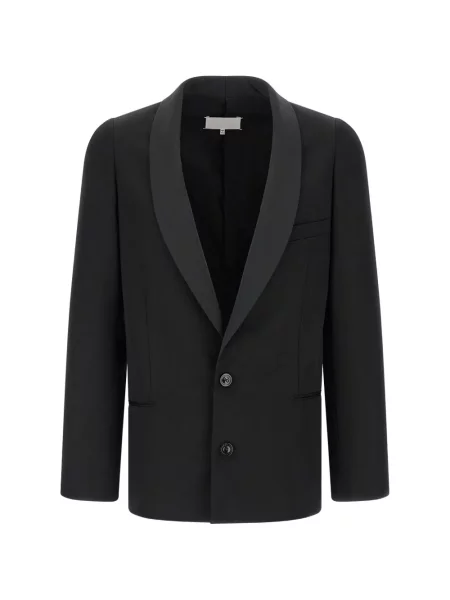 Sacou Maison Margiela de lână negru