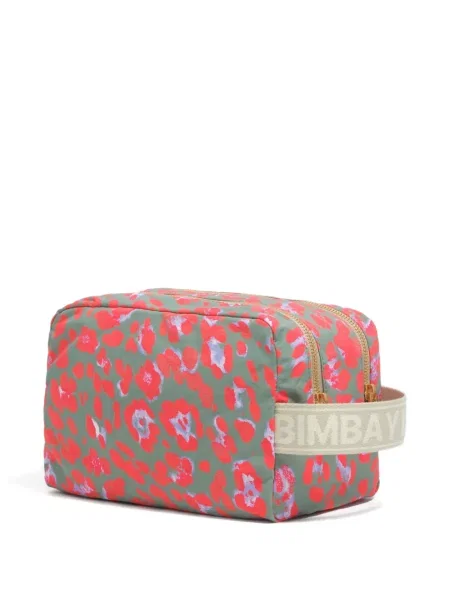 Geantă Bimba Y Lola cu imagine cu model leopard verde