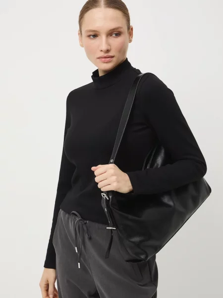 Tričko s dlouhým rukávem Medicine s pologolfem černá