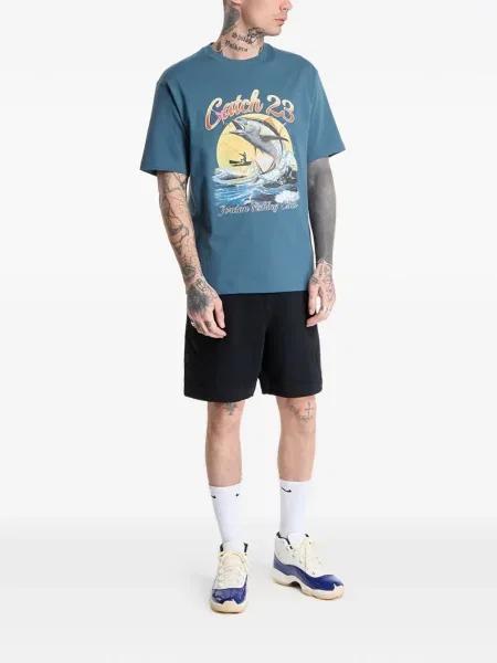 Tricou Jordan cu imagine albastru