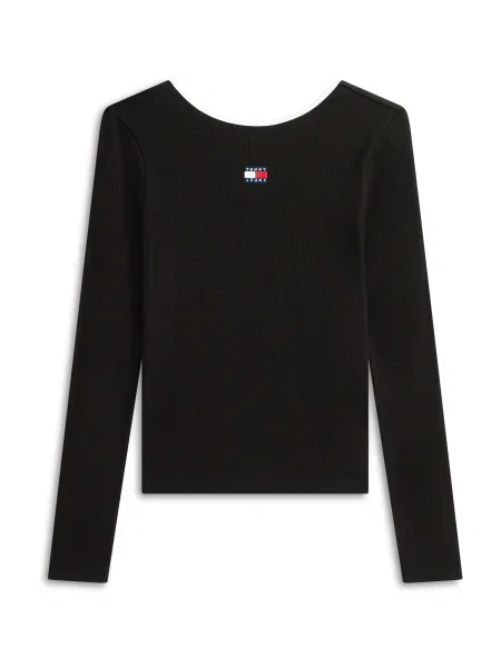 Tommy Jeans Tricou / alb negru
