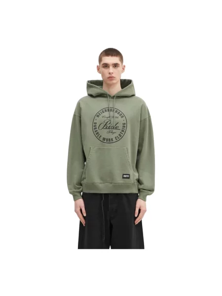 Bluza z kapturem Neighborhood klasyczna zielona