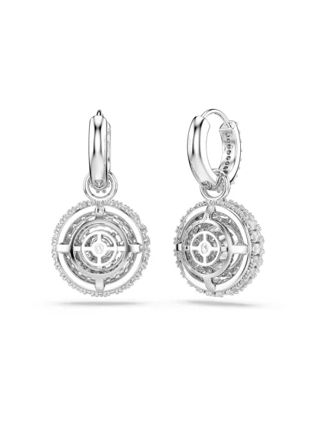 Swarovski kolczyki metalowe z cyrkonią SUBLIMA szare