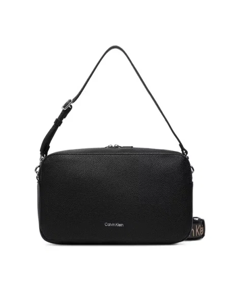 Calvin Klein Τσάντα Webbing 2X Strap Lg Camera Bag μαύρο