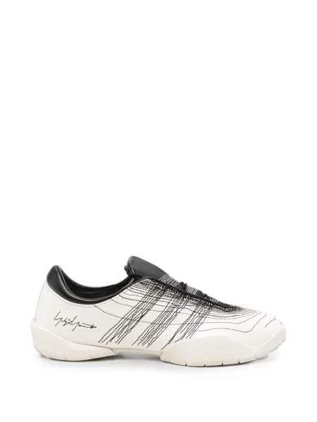 Sneakerși Y-3 cu broderie alb