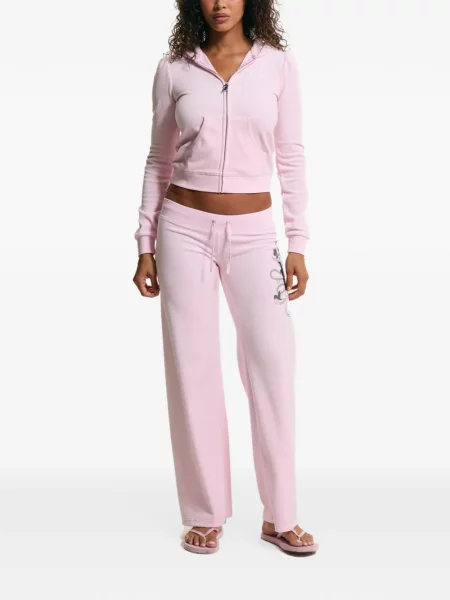 Pantaloni Juicy Couture alergare roz