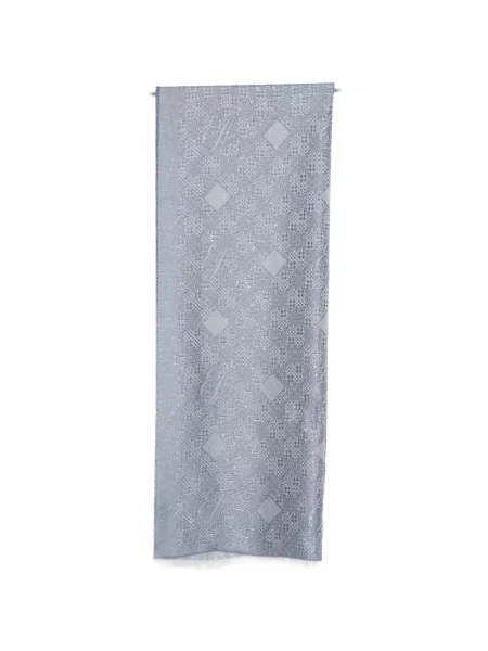 Fular Emporio Armani albastru