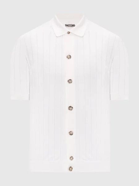 Сорочка кольору айворі з шовком Peserico бежева