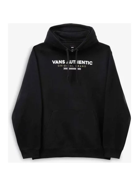 Bluza z kapturem Vans Authentic czarno-biała. L biała