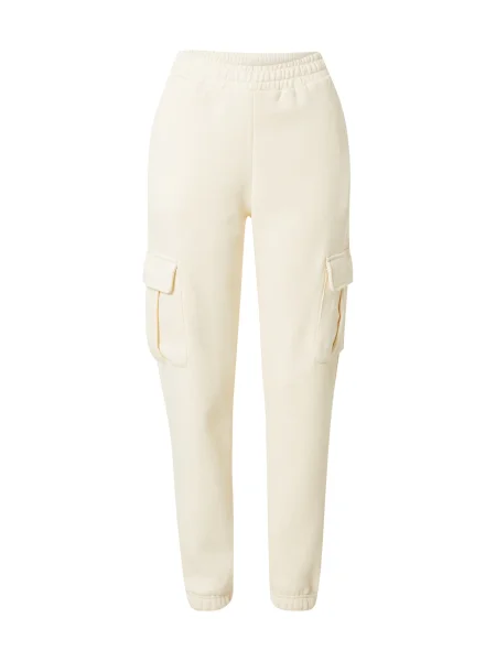 Kargo hlače Urban Classics z visokim pasom bež