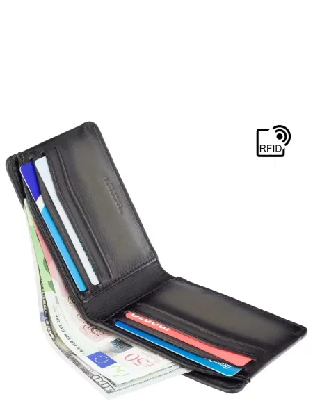 Кожаный кошелек Visconti серый