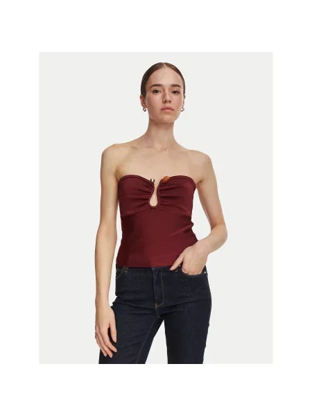 Guess Felső Bordó Slim Fit