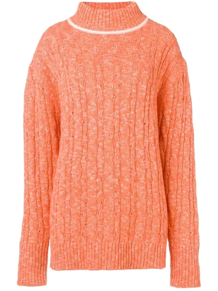 Pulover Cashmere In Love din cașmir portocaliu