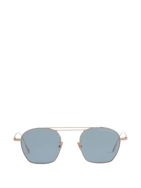 Ochelari de soare Cutler And Gross cu imprimeu geometric auriu