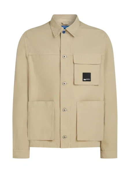 KARL LAGERFELD JEANS Prehodna jakna kaki bež