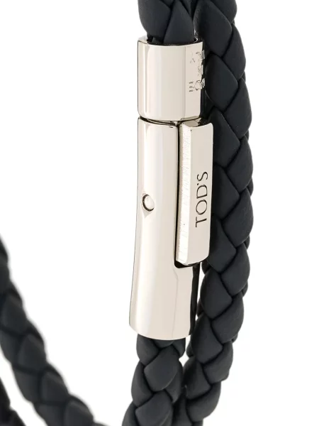 Bransoletka Tod's pleciona niebieska