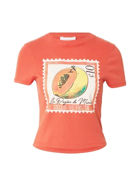 TOPSHOP Tricou Seamans Bay galben / portocaliu închis / negru alb