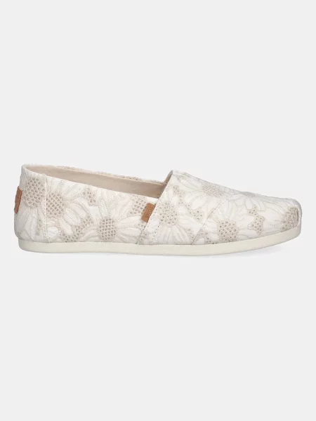 Кеди Toms EYELET бежевий