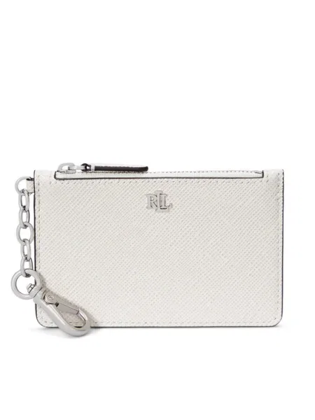 Кожен портфейл Lauren Ralph Lauren бяло