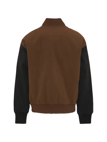 Geacă bomber copii Calvin Klein maro