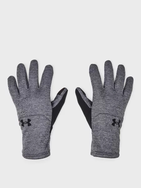 Флісові рукавички Under Armour сірі