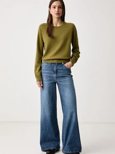 United Colors of Benetton pulover pentru femei cu lână verde