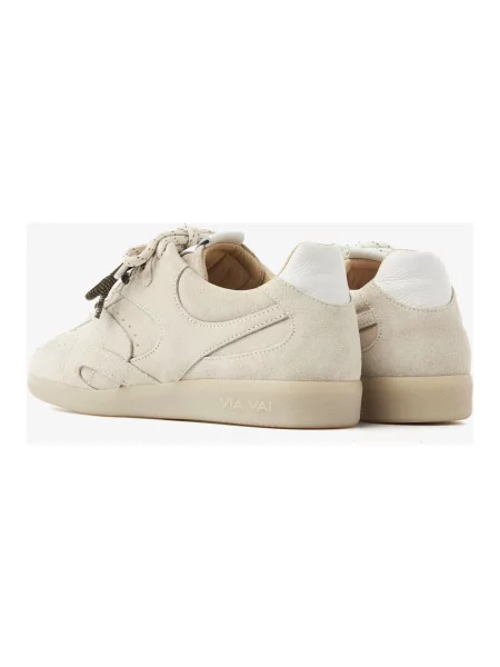 Sneakersy Via Vai skórzane beżowe