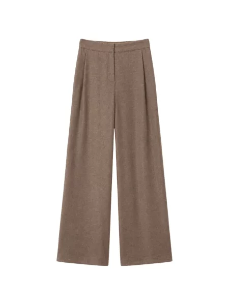 Pantaloni Dusan de flanelă maro