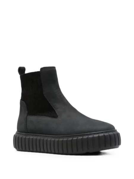 Botine chelsea Sergio Moretti Firenze din piele de căprioară negru