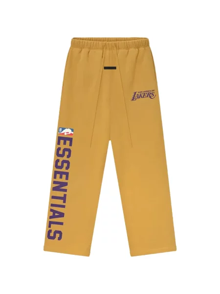 Pantaloni Fear Of God Essentials alergare galben