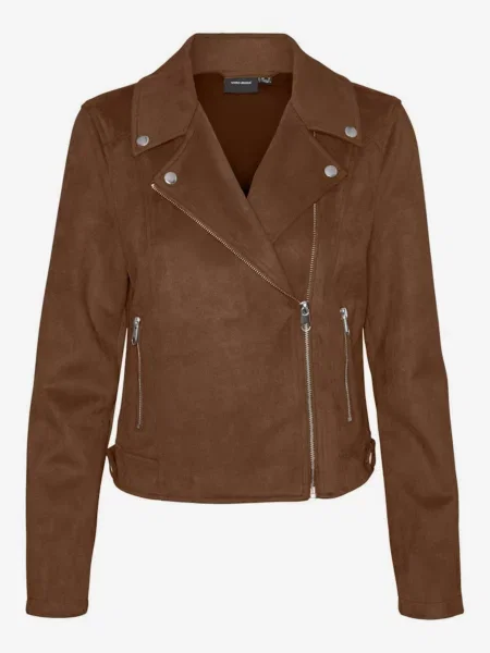 VERO MODA Prechodná bunda VMJOSE' hnedá