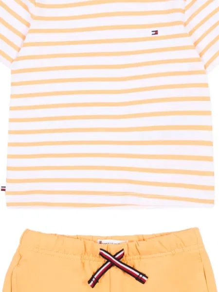 Dětské kraťasy Tommy Hilfiger oranžové
