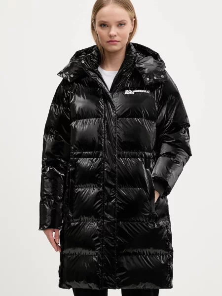 Karl Lagerfeld Jeans kurtka zimowa czarny