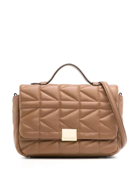 Torebka crossbody Karl Lagerfeld brązowa