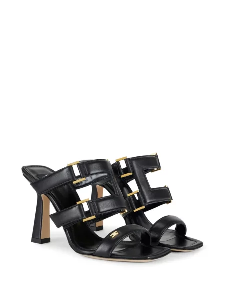 Sandale Elisabetta Franchi din piele negru