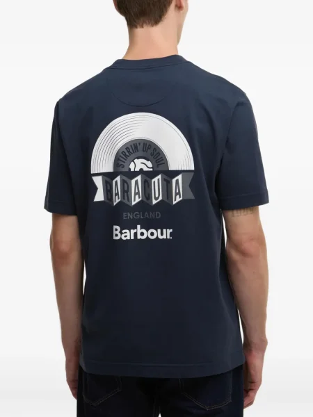 Tricou Barbour scurt albastru