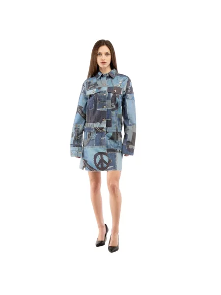 Sukienka koszulowa Moschino garniturowa