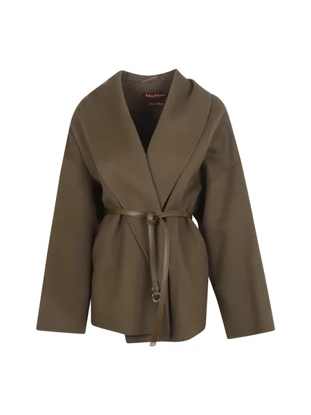 Kurtka Max Mara Studio wełniana brązowa