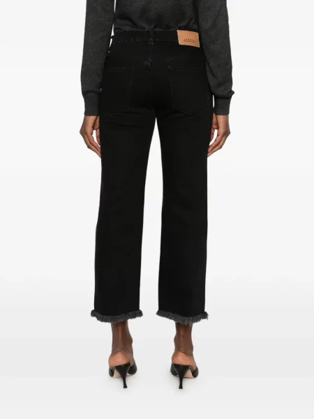 Blugi drepți Isabel Marant negru