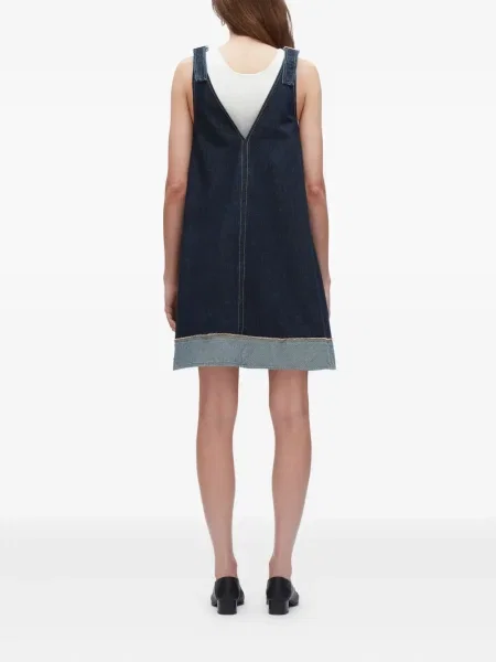 Rochie din denim 3.1 Phillip Lim de costum albastru